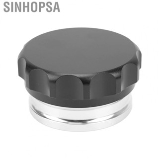 Sinhopsa Overflow Coolant Tank Cap  Black Silver Coolant Reservoir Cap Perfect Fit Solid Anodized Finish  for Engine