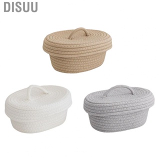 Disuu Cotton Rope Storage   Decorative Durable Handmade Desktop Storage Box  for Bedroom for Nursery