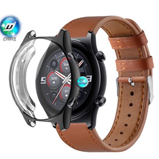 Honor Watch GS 3 GS3 สายนาฬิกาข้อมือหนัง สายรัดข้อมือกีฬา HONOR Watch GS 3i GS3i สาย HONOR Watch GS 3 GS3 GS3i GS 3i เคสป้องกัน
