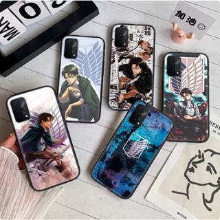 เคสโทรศัพท์มือถือแบบนิ่ม ลายผ่าพิภพไททัน levi 8F สําหรับ Realme C15 C17 C20 C21 C21Y C25Y C25 C25S Narzo 20 Pro 30A 50i