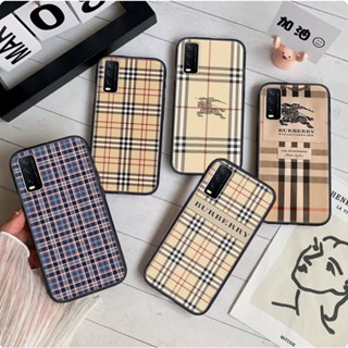 เคสโทรศัพท์มือถือแบบนิ่ม ลาย burberry 23Q สําหรับ Vivo V20 Y70 Pro V21 S7 S9 S10 U3 Y73S S7E Y73 2021 V21E 4G