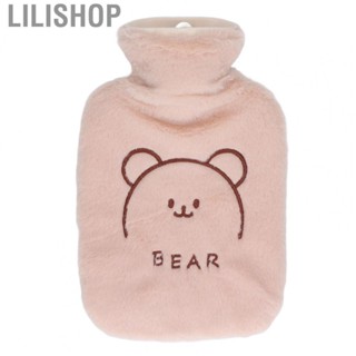 Lilishop Hot Water Sack  Leakproof Hot Water Bottle Bear Style  for Winter