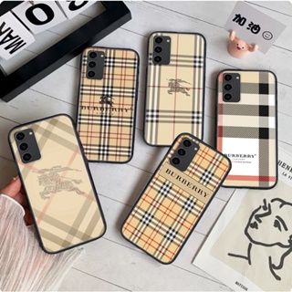 เคสโทรศัพท์มือถือแบบนิ่ม ลาย Burberry 27A สําหรับ Samsung A5 A6 Plus A7 A8 A9 A01 EU A02 M02 A03S