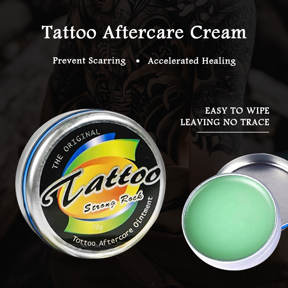 6/12/24pcs Tattoo Natural Healing Cream Aftercare Lotion Balm Skin Repair Quick Recovery Ointment