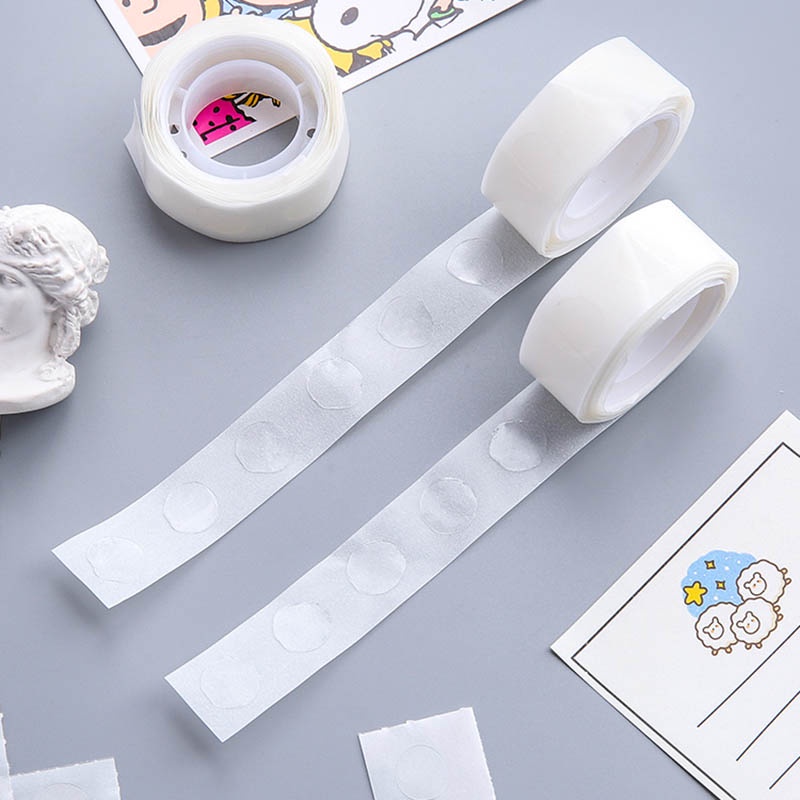 เทปกาวเรซิ่น ลายจุด สองด้าน อุปกรณ์เสริม สําหรับตกแต่ง DIY 100 ชิ้น ราคา ถูกที่สุด ดีลบีเคเค แกลเลอรีภาพที่ 7