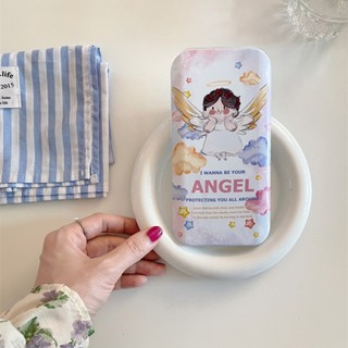 【ANGEL】เคสโทรศัพท์มือถือ แบบกระจกสไลด์ ป้องกันเต็มเครื่อง สร้างสรรค์ สําหรับ iP Phone 14 11 12 13 ProMax 5G