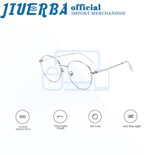 JIUERBA แว่นตาสายตาสั้นแฟชั่นพร้อมเลนส์ป้องกันรังสี HD แบบเปลี่ยนได้สําหรับผู้ชายและผู้หญิง