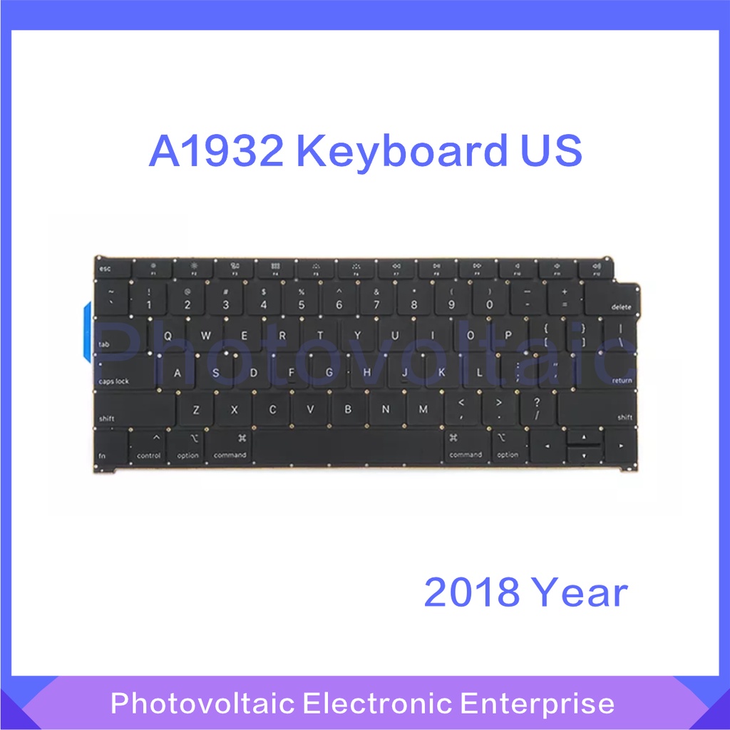 Original ใหม่ A1932 คีย์บอร์ด 2018 ปีขนาดเล็กสําหรับ Macbook Air 13.3 นิ้ว A1932 US คีย์บอร์ดเปลี่ยน