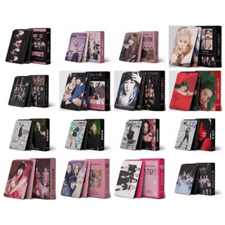 โปสการ์ดอัลบั้มโลโม่ PINK Coachella BPTG World Tour Jisoo สีดํา จํานวน 55 ชิ้น