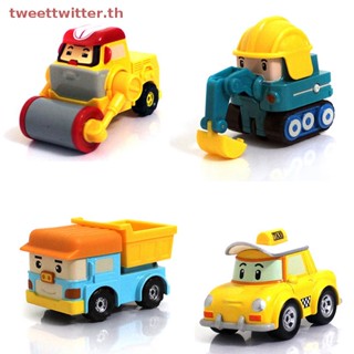 Tweet โมเดลหุ่นยนต์ Robocar Poli Roy Haley 25 สไตล์ ของเล่นสําหรับเด็ก 1 ชิ้น