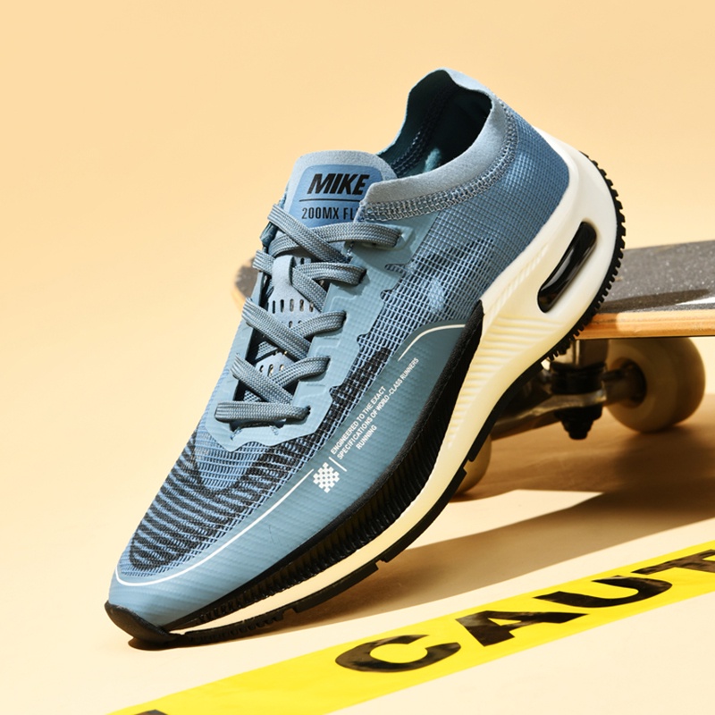 รองเท้าวิ่งรองเท้าผ้าใบรองเท้าคู่ Marathon Air Cushion Soft Soled Zoom Shock Absorption Shoes
