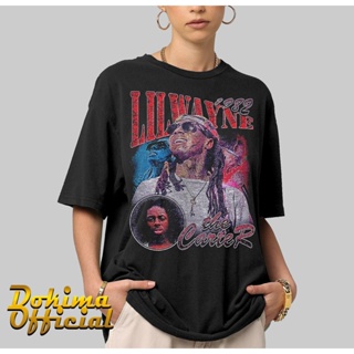 เสื้อยืด พิมพ์ลาย Lil Wayne สไตล์วินเทจ 90S Rap Dwk126