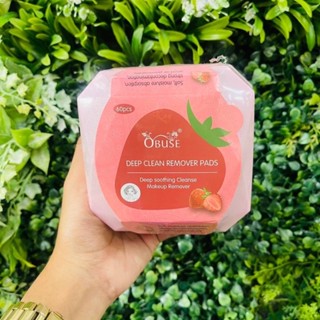 ❤️❤️ แผ่นเช็ดทำความสะอาดเครื่องสำอางค์ DEEP CLEAN REMOVER PADS 60 pad