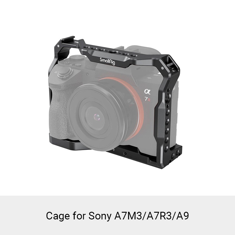 SMALLRIG กรงกล้อง ขนาดเล็ก พร้อมเมาท์ขาตั้ง สําหรับ Sony A7 III A7R III & A9