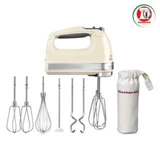 KITCHENAID เครื่องผสมอาหารแบบมือถือ (85 วัตต์, สี Almond Cream) รุ่น 5KHM9212EAC