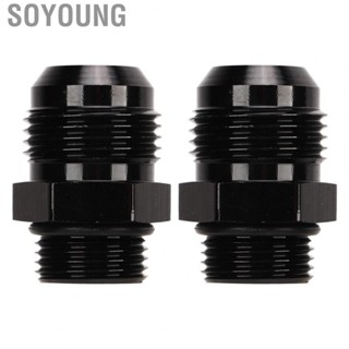 Soyoung 2 Pcs AN10 To AN12 Male Adapter AN920 12 10 Fuel Pump  Adapter Metal Alloy