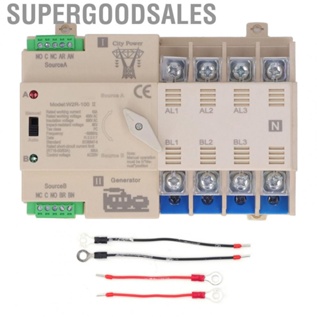 Supergoodsales Dual Power Automatic Transfer Switch  4P Automatic Transfer Switch Module 63A 220V Internal Knitting Thread  for Garage