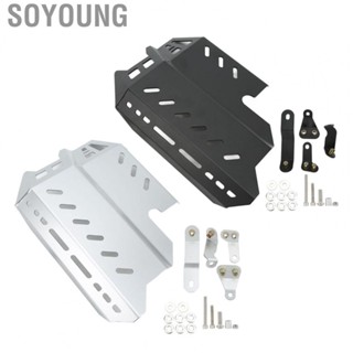 Soyoung Chassis Under Guard Protector Direct Installation Engine Guard Chassis Skid  with Nut for Motorcycle