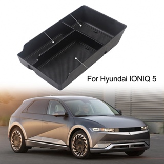 ⚡READYSTOCK⚡Box Storage Box 1 Pcs ABS Black Car Accessories Durable For Hyundai For IONIQ 5