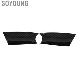 Soyoung Outer Door Bowl Cover  Exterior Door Trims Carbon Fiber Exterior Door Bowl Cover  for Car Exterior Styling for Car Exterior Decoration for Car for Outer Door