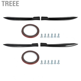 Treee Rear Bumper Lip Diffuser  Deformation Proof Rear Spoiler Body Kits Long Service Life  for Car