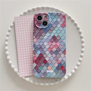 เคสโทรศัพท์มือถือ ซิลิโคน กันกระแทก ลายเกล็ดปลา ประดับเพชร สําหรับ Iphone 12 11 13 14promax14 13ProMax 11 12ProMax 14Pro