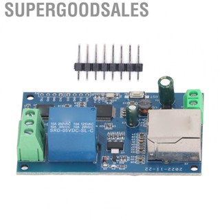 Supergoodsales Ethernet Relay Module  Non Reverse Connection Protection DC7‑28V SWD Program Write Port Stable  Short Response Time for LAN Control