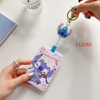 Cleoes เคสพวงกุญแจรูปการ์ตูนเป็ดสําหรับใส่บัตรธนาคารหมีพูห์