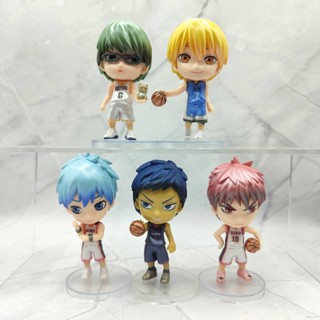 ฟิกเกอร์ Kurokos Basketball Action Figure Kuroko Kagami Kise Midorima Aomine ของเล่นสําหรับเด็ก ของขวัญ 5 ชิ้น