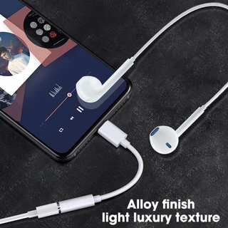 อะแดปเตอร์แปลงสายหูฟัง USB Type C เป็น 3.5 มม. แบบพกพา น้ําหนักเบา อุปกรณ์เสริม สําหรับโทรศัพท์มือถือ
