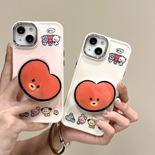 เคสโทรศัพท์มือถือ กันกระแทก ลายการ์ตูน BT 21 BTS สําหรับ iPhone 14 ProMax 14 Pro 13 ProMax 12 Pro Max 11