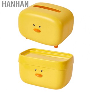 Hanhan Duck Pattern Napkin Holder Case  Robust Cartoon Tissue Holder Box Lovely  for Restaurant