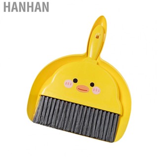 Hanhan Mini Broom Dustpan Set  2 in 1 High Density Bristles Desktop Broom Dustpan Compact Multifunctional Ergonomic  for Table for Kitchen