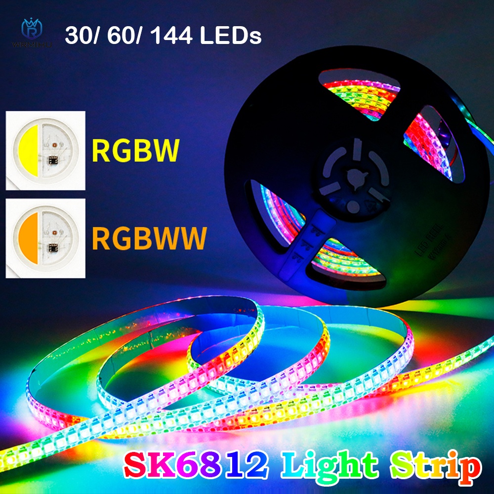เทปไฟ Led DC5V SK6812 SMD5050 RGBW RGBNW RGBWW 4 In 1 1 เมตร สําหรับตกแต่ง