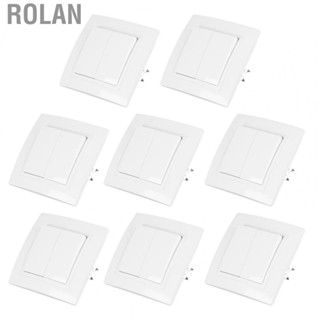 Rolan Wall Switch Panel  Wall Light Switch Safe Plastic  for Office