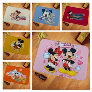 พรมเช็ดเท้า ผ้าสักหลาด พิมพ์ลายการ์ตูนดิสนีย์ มิกกี้เมาส์ 3 …