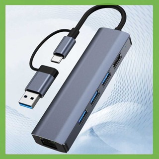 ฮับการ์ดเครือข่าย USB3.0 Type C เป็น RJ45 สําหรับแล็ปท็อป พีซี