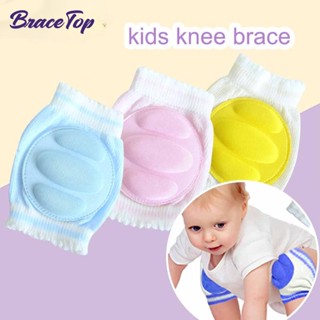 Bracetop สนับเข่า กันลื่น สไตล์เกาหลี สําหรับเล่นวอลเลย์บอล บาสเก็ตบอล เด็กทารก 1 คู่