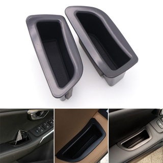 ⚡READYSTOCK⚡Box Door Holder Black Plastic 1 Pair 2pcs Inner Storage 2013-2018 Front