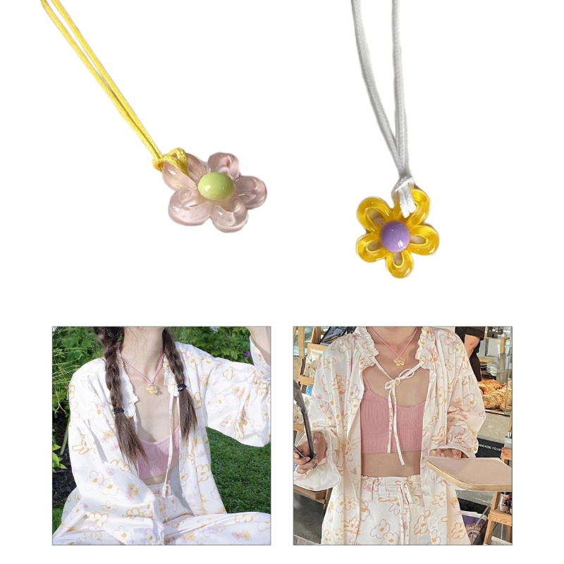 IOR ผู้หญิงน่ารักดอกไม้สร้อยคอChoker Elegant Collar Chain แฟชั่น Jewellery