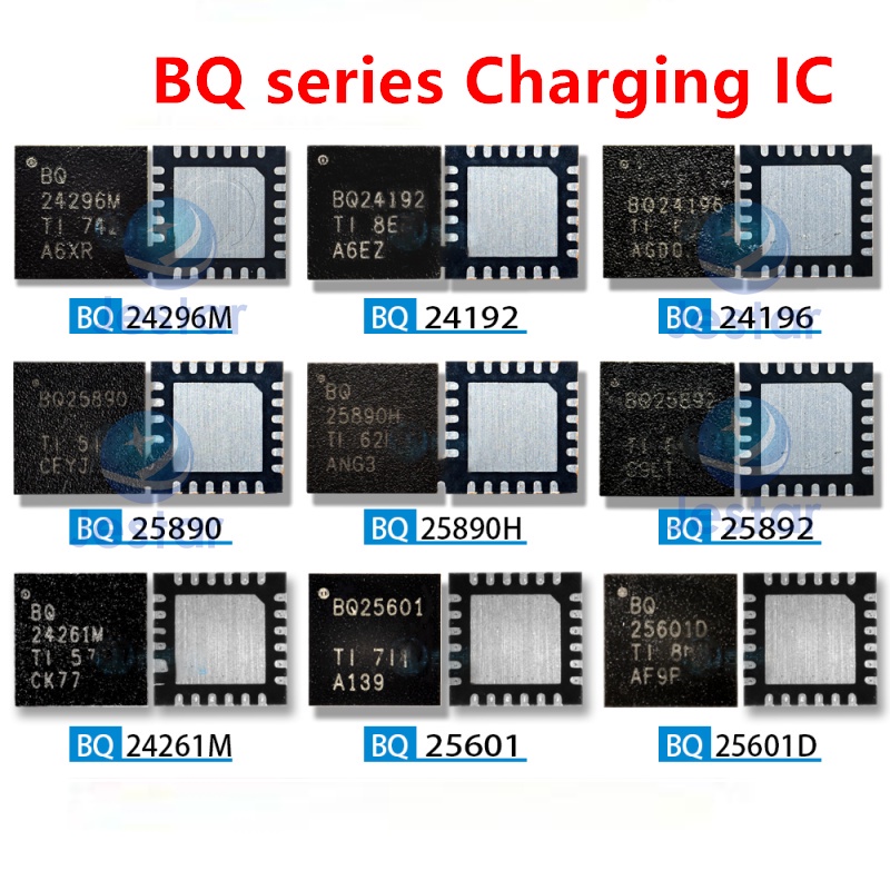 ไอซีชาร์จ BQ24296M BQ24192 BQ24192H BQ24196 BQ25890H BQ25890 BQ25892 BQ25601 BQ25601D BQ24259 BQ25970 BQ24780 BQ24780S 5-10 ชิ้น