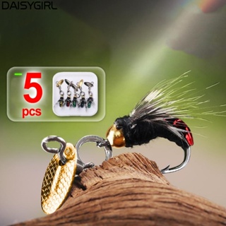 【DAISY Fishing】Fly Hooks 14mm Length Fly Fishing Decoy Bait Sequins Fishhook 2022 New