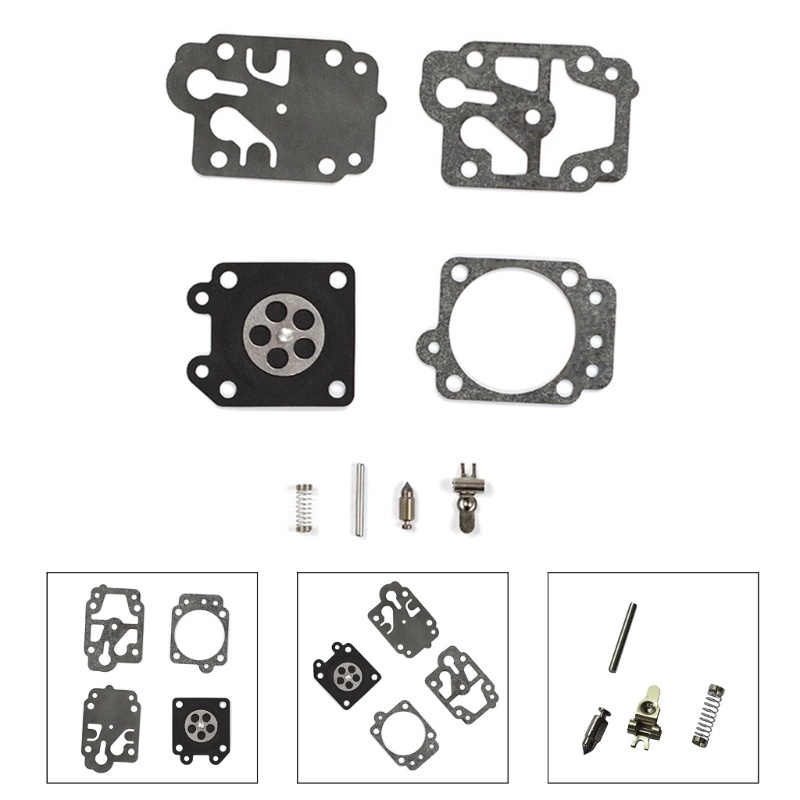 W * คาร์บูเรเตอร์ Rebuild ไดอะแฟรมสําหรับ 26cc 33cc 43cc 49cc 52cc รถจักรยานยนต์ Carb ซ่อม