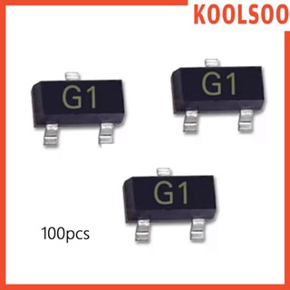 [Koolsoo] ทรานซิสเตอร์ SMD MMBT5551LT1G สําหรับวงจรควบคุมเสียง วิดีโอ 100 ชิ้น