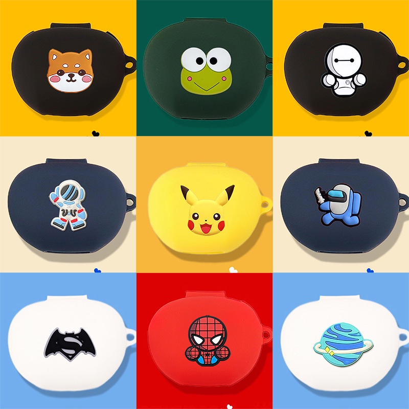 เคสโทรศัพท์มือถือ ซิลิโคนนิ่ม ป้องกันกระแทก กันน้ํา ลายการ์ตูน พร้อมตะขอ สําหรับ Edifier NeoBuds Pro