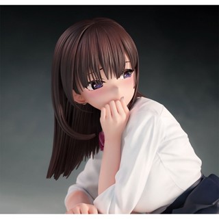 แท้ ฟิกเกอร์ UC Anime Two-Dimensional School Uniform Daeki Kase Squatting JK Uniform Beautiful Girl สําหรับตกแต่งบ้าน