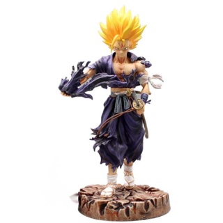 Spot Dragon Ball Super Saiyan 2 son Wu Han animation statue Model 28cm action figure statue collection toy statue