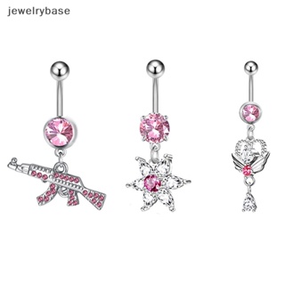 [jewelrybase] เครื่องประดับ แหวนแฟชั่น รูปหัวใจ ประดับเพทาย สีชมพู สไตล์โรแมนติก สําหรับผู้หญิง