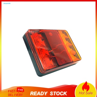 Setn ไฟท้าย Led 8 ดวง DC 12V 24V กันน้ํา สําหรับติดท้ายรถบรรทุก รถพ่วง