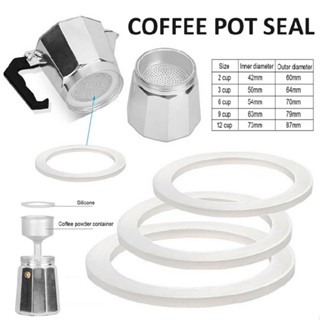 New Replacement Gasket Seal for Coffee Pot Espresso Moka Stove Silicone Rubber